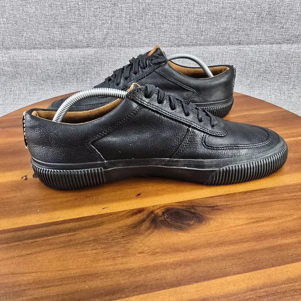 Frye Black Leather Sneakers‎ Shoes Mens Size 9